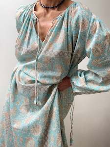 Antik Batik: Antik Batik Flavie Dress Blue