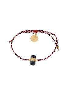 Tiger Frame: Tiger Frame - Kids Tridatu With Black Tourmaline Bracelet