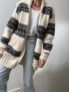 Clearance: Shawl Collar Handknit Cardigan