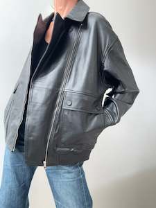Sale: Yves Salomon Leather Bomber