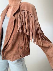Vintage Suede 80,s Western Jacket