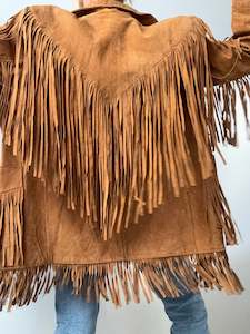Suede: Cedars Tassel Suede Jacket