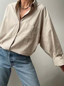 Skall Studio: Organic Cotton Edgar Shirt Light Grey
