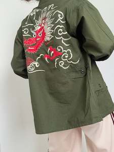 Remade: Upcycled Army Jacket Dragon Japan
