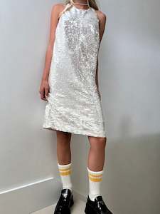 Clearance: Ganni Racer Back Sequin Dress