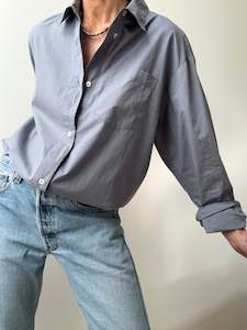 Skall Studio: Organic Cotton Edgar Shirt Cloud Grey