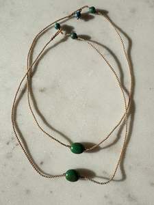 Chokers: String Torquoise Choker