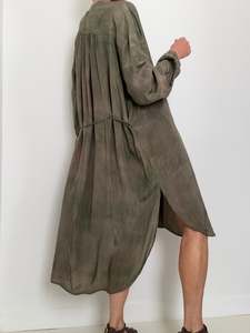 Nous Antwerp Parker Shirtdress Khaki
