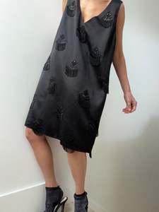 Ralph Lauren V Neck Sequin Dress