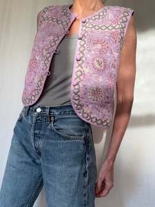 Antik Batik: Antik Batik Block Print Vest