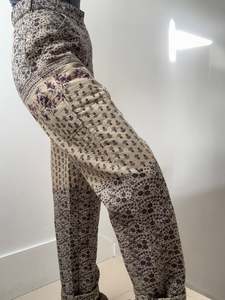Antik Batik: Irina Quilt Block Print Pants