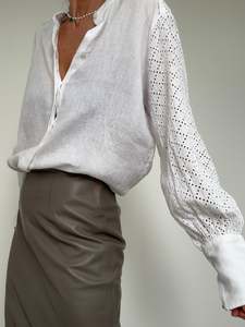 White Linen Shirt