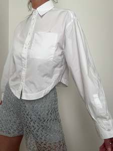 Cropped Logo Shirt