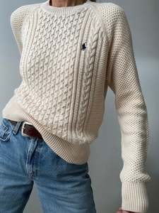 Promotion: Ralph Lauren Fisherman Cable Knit Cream