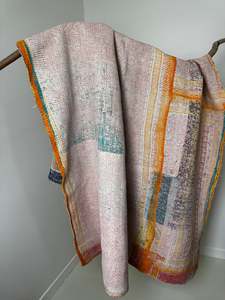 Quilts: Kantha Quilt Sunset