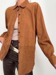 Suede Overshirt