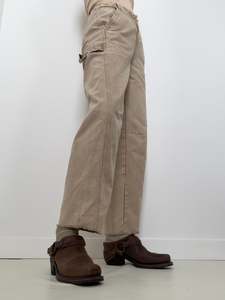 Beige Monile Trousers