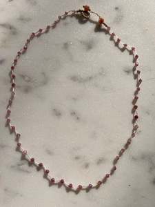 Chokers: Tourmaline Double Knot Choker