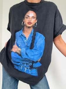 Faded Black Sade Tee