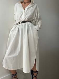 Edgar Shirtdress Vanilla