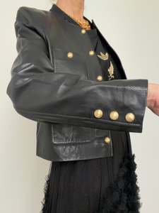 Leather Jackets: Leather Jacket With Four Pockets
