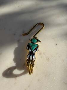 Promotion: Key Ring Turquoise Bird Hook