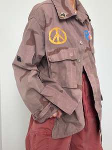 Upcycled: Dusty Camo Peace & Love Army