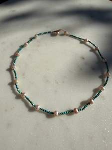 Sea Ny: Seafoam Pearl Necklace
