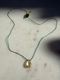 Green Thread Citrine Drop