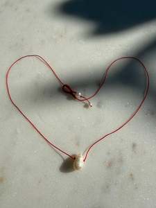 Red Thread Pearl Drop