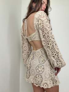 Top Selects: Embellished Crochet Milkmaid Mini