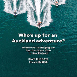 Event: Andrew Hill  Sea-Doo Social Club in Auckland