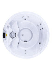 Products: The Orbiter Four Person Spa Pool ​- Round Spa Pool - Jet Spas