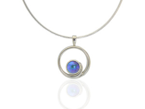 Blue Pearl Jewellery Made To Order: Blue Pearl Koru Pendant