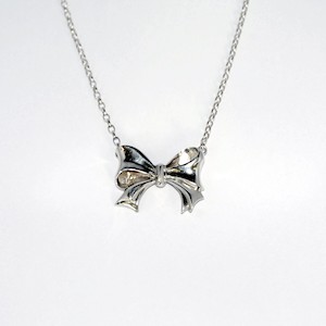 Bow Collection Jewellers Bench: Sterling Silver Traditional Bow Necklace