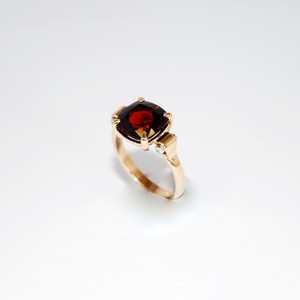 Products: Garnet and Diamond Ring