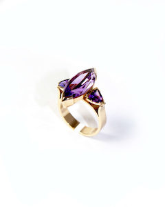Bold Amethyst Cocktail Ring