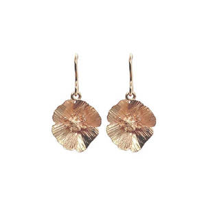 Earrings Jewellers Bench: Delicate Small Poppy Earrings