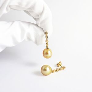 Earrings Jewellers Bench: Golden South Seas Pearl Earrings