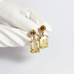 Handmade Citrene Drop Earrings