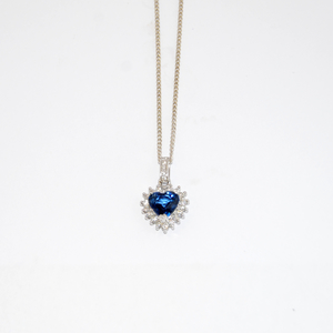 Fine Jewellery Jewellers Bench: Heart Shaped Blue Sapphire Pendant