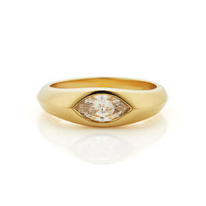 Dress Rings: Vada East-West Solitaire