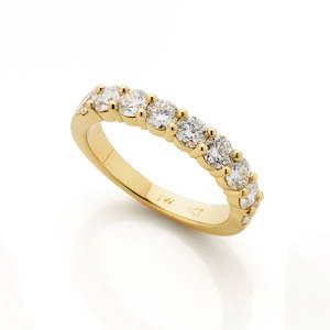 Diamond Nine-Stone Band