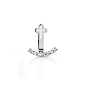 Earrings: Diamond Ear Jacket