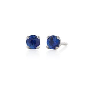 Earrings: Sapphire Studs