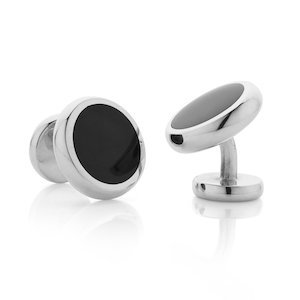 Men: Onyx Cufflinks