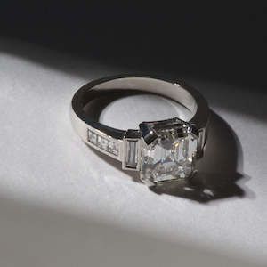 Bespoke Gallery: Asscher and Baguette Diamond Heirloom Remodel