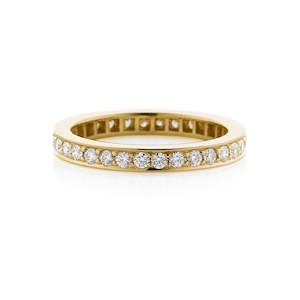 Wedding Rings: Hearts and Arrows Diamond Eternity Band
