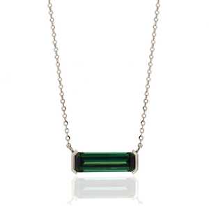 Necklaces: Green Tourmaline Pendant