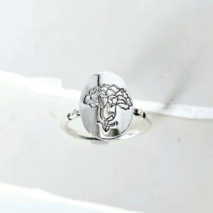 Rings: Celebrate Their Story: January - The Birth Flower Ring